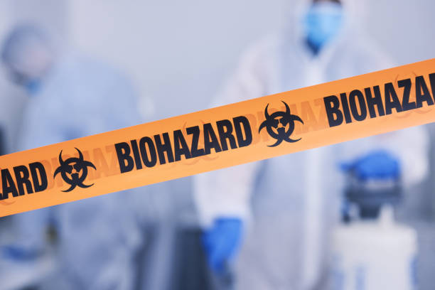 Professional Biohazard Cleanup technician working in North Lewisburg, OH